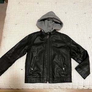 H&M boys faux leather jacket